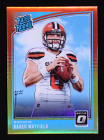 Baker Mayfield 2018 Donruss Optic Red and Yellow #153 RR RC at PristineAuction.com