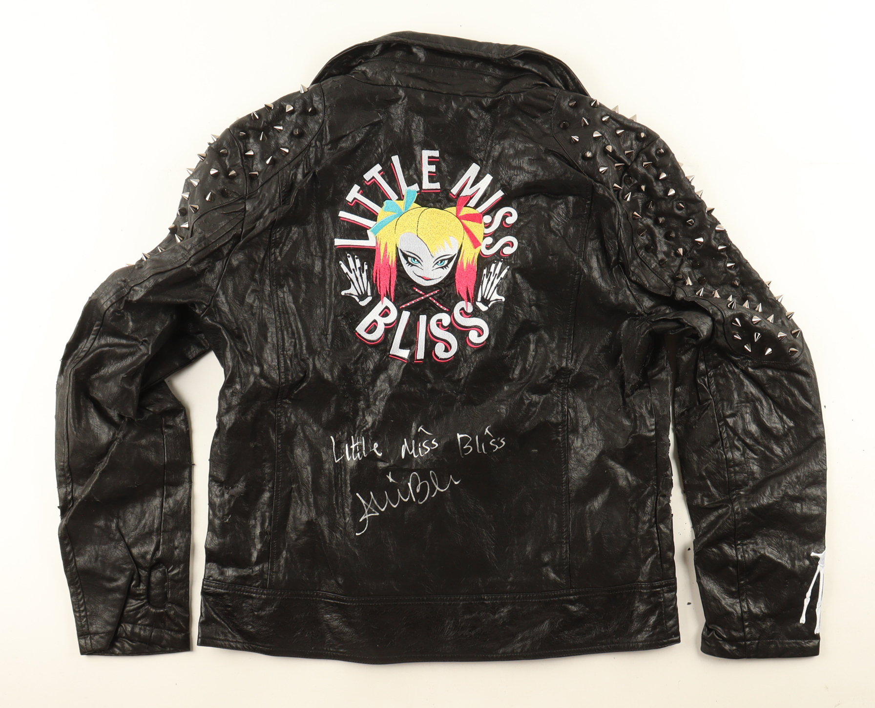Alexa Bliss Signed WWE "Little Miss Bliss" Leather Jacket (Beckett) at PristineAuction.com Alexa Bliss Signed WWE "Little Miss Bliss" Leather Jacket (Beckett) at PristineAuction.com