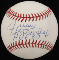 Juan Marichal Signed OML Baseball Inscribed "HOF 83" (JSA) at PristineAuction.com