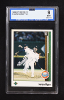 Nolan Ryan 1989 Upper Deck #145 (ISA 9) at PristineAuction.com