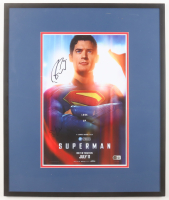 David Corenswet, Isabela Merced and Sean Gunn Signed "Superman" Custom Framed Poster Print Display (Beckett) at PristineAuction.com