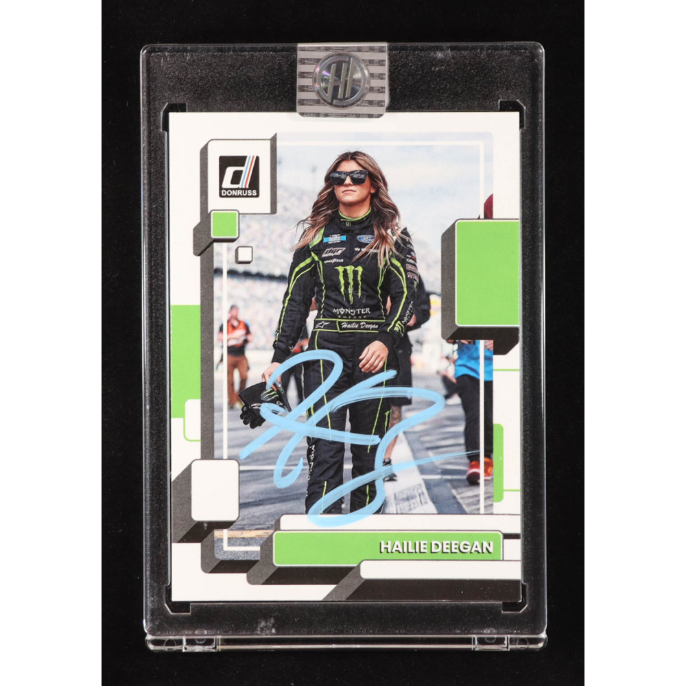 Hailie Deegan Signed 2023 Donruss #82 (PA) at PristineAuction.com