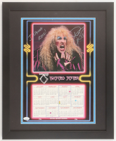 Dee Snider Signed "Twisted Sister" Custom Framed Calendar Display Inscribed "I Wanna Rock!" (JSA) at PristineAuction.com