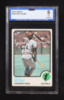 Pete Rose 1973 Topps #130 (ISA 5) at PristineAuction.com