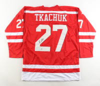 Brady Tkachuk Signed Jersey (Beckett) at PristineAuction.com