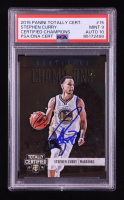 Stephen Curry Signed 2015-16 Totally Certified Champions #15 #059/199 (PSA 9 | Auto 10) at PristineAuction.com