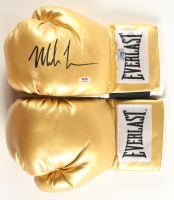 Mike Tyson Signed Pair of (2) Everlast Boxing Gloves (Tyson & PSA) at PristineAuction.com
