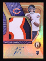 Justin Fields 2021 Panini Gold Standard Rookie Jersey Autographs Jumbo Prime #3 RC #9/25 at PristineAuction.com