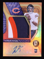 Justin Fields 2021 Panini Gold Standard Rookie Jersey Autographs Jumbo Prime #3 RC #6/25 at PristineAuction.com
