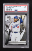 Mookie Betts 2025 Topps Chrome Black Refractors Parallel #128 #107/199 (PSA 9) at PristineAuction.com