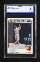 Johnny Bench 1973 Topps #380 (ISA 7) at PristineAuction.com