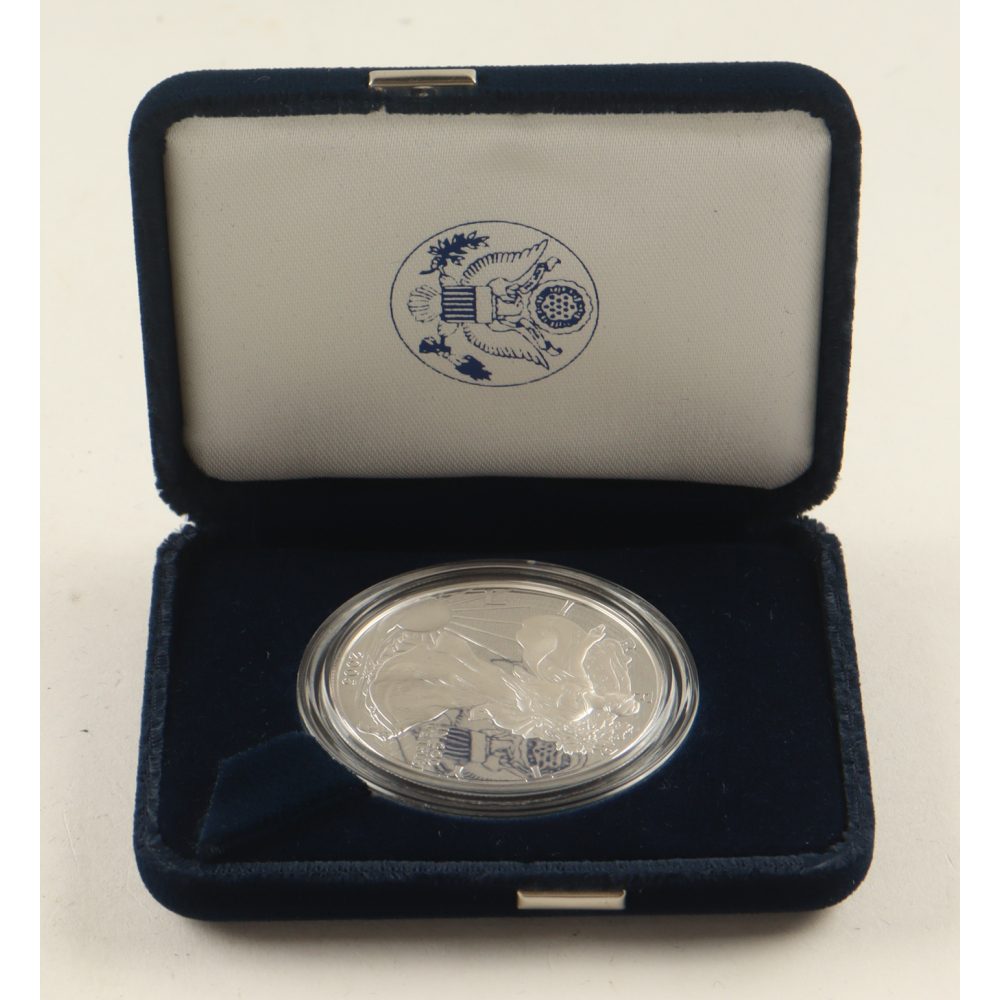 2005-W Silver Eagle 1oz. Fine Silver $1 Dollar Coin at PristineAuction.com