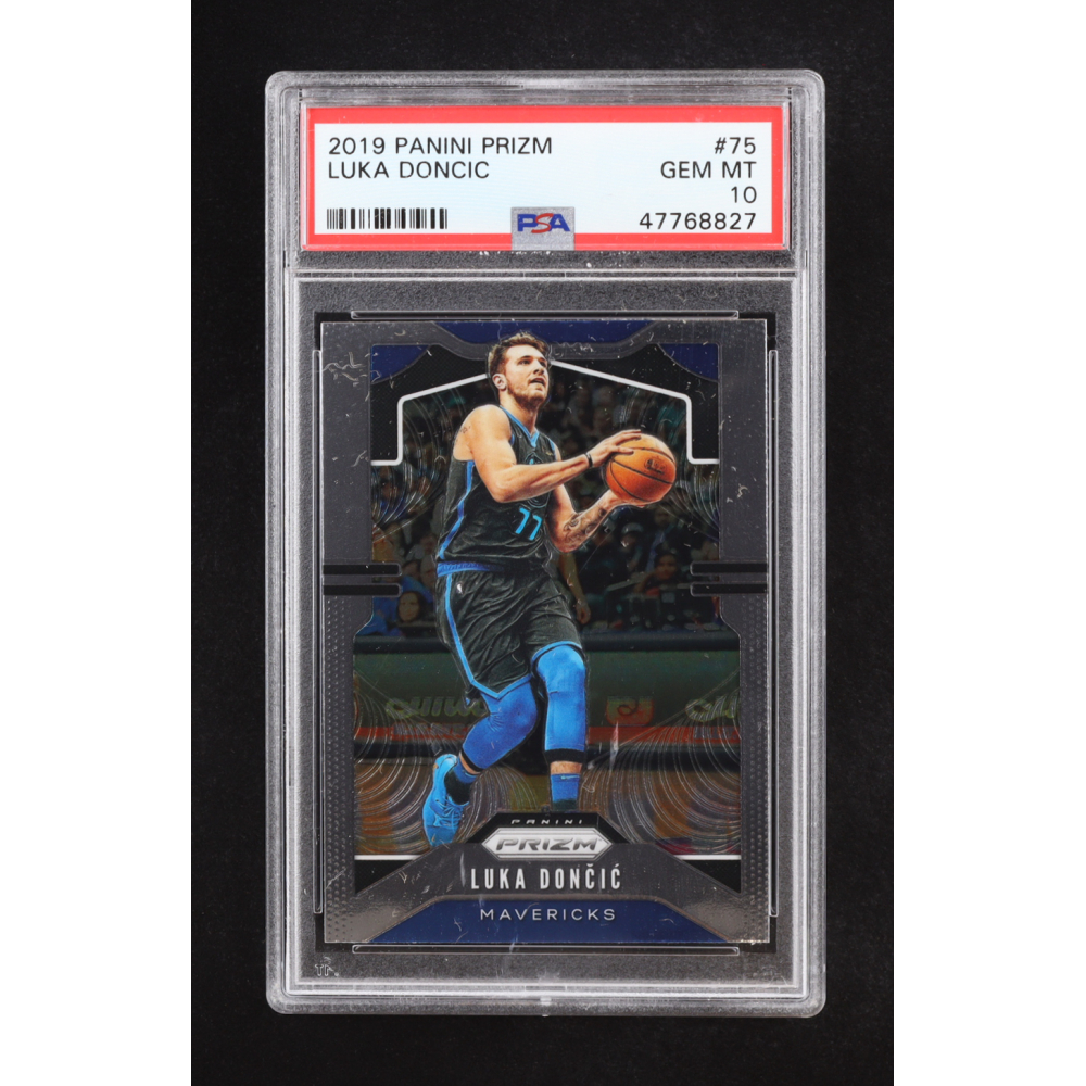 Luka Doncic 2019-20 Panini Prizm #75 (PSA 10) at PristineAuction.com