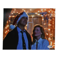 Chevy Chase & Beverly D'Angelo Signed "National Lampoon's Christmas Vacation" 8x10 Photo (JSA) at PristineAuction.com