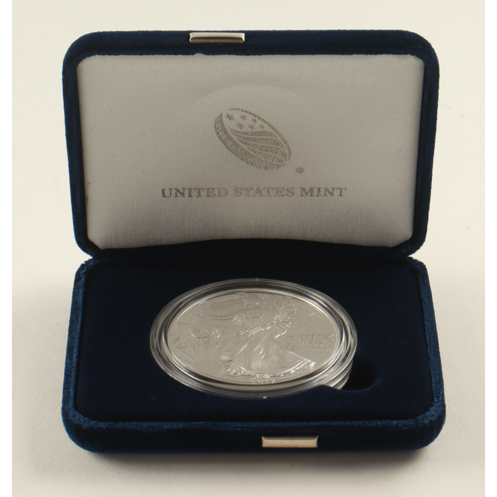 2017-W Silver Eagle 1oz. Fine Silver $1 Dollar Coin at PristineAuction.com
