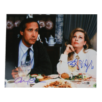 Chevy Chase & Beverly D'Angelo Signed "National Lampoon's Christmas Vacation" 8x10 Photo (JSA) at PristineAuction.com