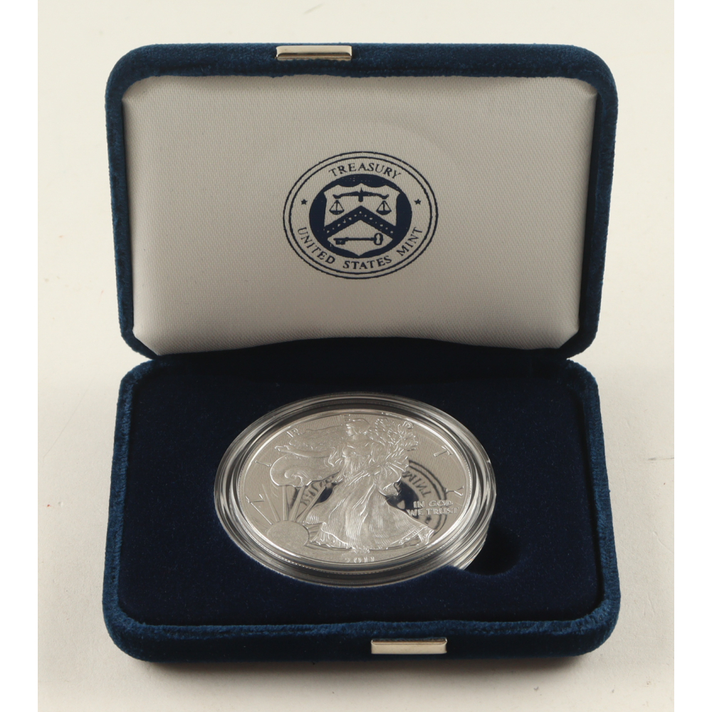 2011-S Silver Eagle 1oz. Fine Silver $1 Dollar Coin at PristineAuction.com