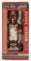 Lebron James Cavaliers Rookie Season KeyBank Bobblehead in Original Packaging at PristineAuction.com