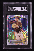 Ismael Javier 2025 Bowman Chrome Prospects Lava Refractors #BCP52 #113/399 RC (SGC 8.5) at PristineAuction.com