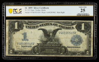 1899 U.S. $1 Silver Certificate - Fr# 233 Plate# A4028/4962 Teehee | Burke (PCGS Very Fine 25) at PristineAuction.com