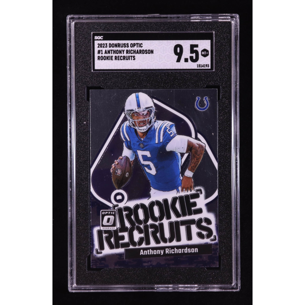 Anthony Richardson 2023 Donruss Optic Rookie Recruits #1 RC (SGC 9.5) at PristineAuction.com