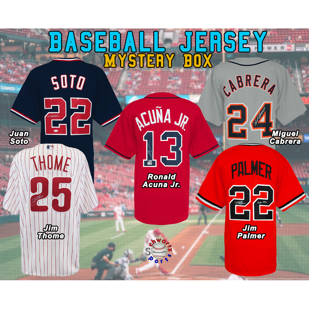 Baseball Jersey Signed Mystery Box - Series 6 - (Limited to 150) - Schwartz Sports at PristineAuction.com