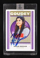 Hailie Deegan Signed 2019 Upper Deck Goodwin Champions Goudey #G11 (PA) at PristineAuction.com