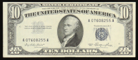 1953 Silver Certificate $10 Ten Dollar Legal Tender Blue Note at PristineAuction.com