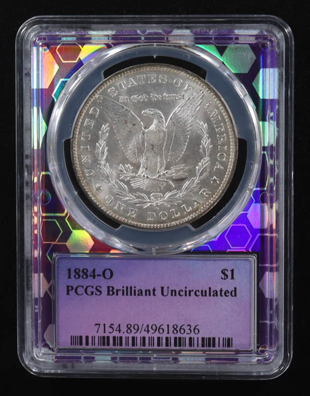 1884-O Morgan Silver Dollar (PCGS BRILLIANT UNCIRCULATED) at PristineAuction.com 1884-O Morgan Silver Dollar (PCGS BRILLIANT UNCIRCULATED) at PristineAuction.com