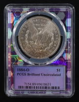 1884-O Morgan Silver Dollar (PCGS BRILLIANT UNCIRCULATED) at PristineAuction.com