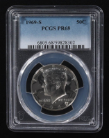 1969-S Kennedy Half Dollar - 40% Silver Proof (PCGS PR68) at PristineAuction.com