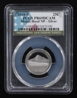 2010-S U.S. National Parks Quarter Series, Mount Hood - 90% Silver Deep Cameo Proof (PCGS PR69 DCAM) at PristineAuction.com