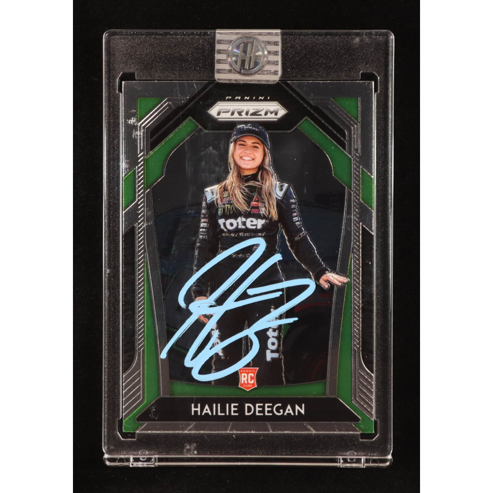Hailie Deegan Signed 2020 Panini Prizm #56 RC (PA) at PristineAuction.com