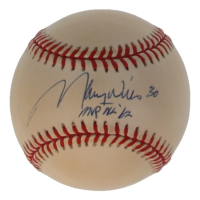 Maury Wills Signed ONL Baseball Inscribed "MVP NL '62" (JSA) at PristineAuction.com