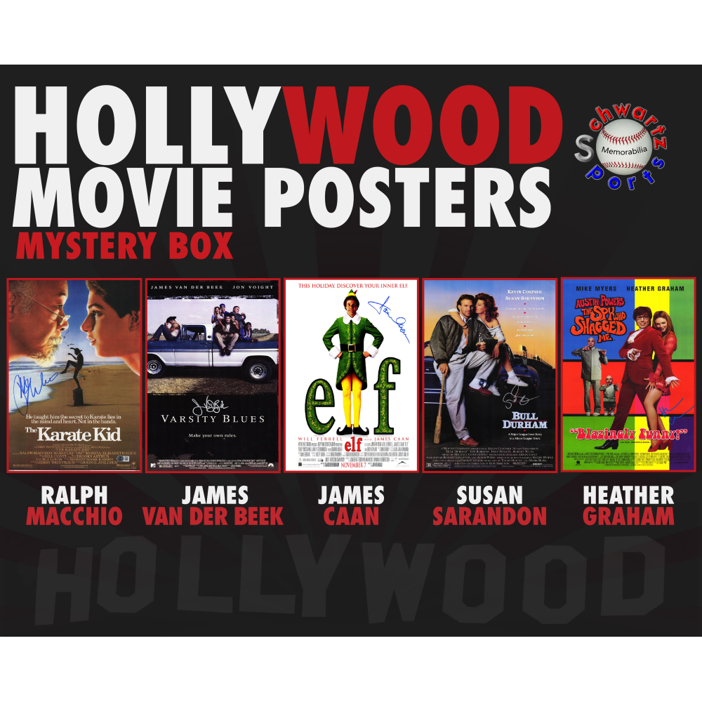 Hollywood Classic Movies Signed 11x17 Movie Posters Mystery Box - Series 26 (Limited to 150) – Schwartz Sports at PristineAuction.com