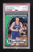 Kon Knueppel 2024-25 Bowman Chrome University Green Shimmer Refractors #48 RC (PSA 10) at PristineAuction.com
