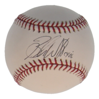 Brandon Webb Signed OML Baseball Inscribed "Cy 06" (JSA) at PristineAuction.com