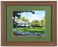 "The Clubhouse at Augusta National" Custom Framed Photo Display at PristineAuction.com