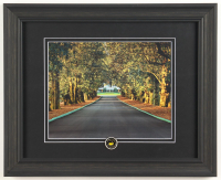 "Magnolia Lane at Augusta National" Custom Framed Photo Display at PristineAuction.com