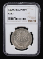 1932-M Mexico Peso (NGC MS63) at PristineAuction.com
