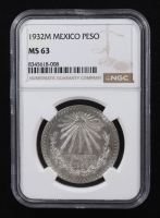 1932-M Mexico Peso (NGC MS63) at PristineAuction.com