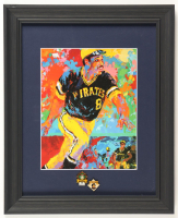 "Willie Stargell and Roberto Clemente" by Leroy Neiman Custom Framed Art Print Display at PristineAuction.com