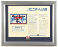 1977 World Series Custom Framed Display at PristineAuction.com