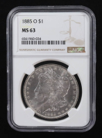 1885-O Morgan Silver Dollar (NGC MS63) at PristineAuction.com