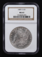 1885-O Morgan Silver Dollar (NGC MS63) at PristineAuction.com