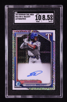 Sebastian Walcott 2024 Bowman Chrome Mega Box Autographs #BMASW RC (SGC 8.5 | Auto 10) at PristineAuction.com