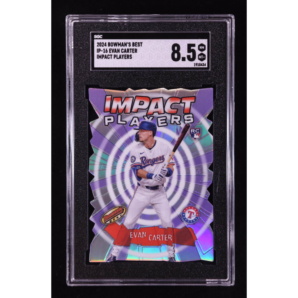 Evan Carter 2024 Bowman's Best Impact Players #IP16 RC (SGC 8.5) at PristineAuction.com