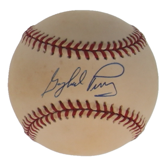 Gaylord Perry Signed ONL Baseball (JSA) at PristineAuction.com Gaylord Perry Signed ONL Baseball (JSA) at PristineAuction.com
