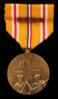 WWII Asiatic-Pacific Campaign Medal w/ 4 Service Stars - Award for Service in the Asiatic-Pacific Theater Dec. 7, 1941 & March 2, 1946 at PristineAuction.com