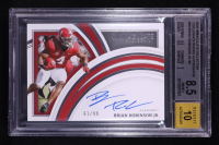 Brian Robinson Jr. 2022 Immaculate Collection Rookie Autographs #29 RC #61/99 (BGS 8.5 | Autograph Grade 10) at PristineAuction.com